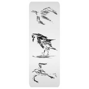 "Bird Lover Pencil Sketch" Yoga Mat