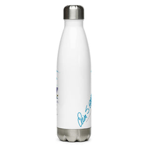Digital Warrior with the World at her Fingertips Water Bottle