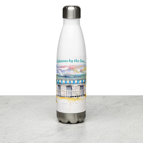 Cabanas by the Sea 2.0 water bottle